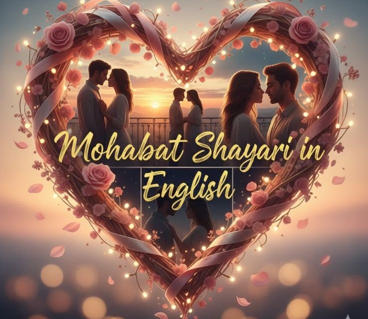Mohabbat Shayari in English.