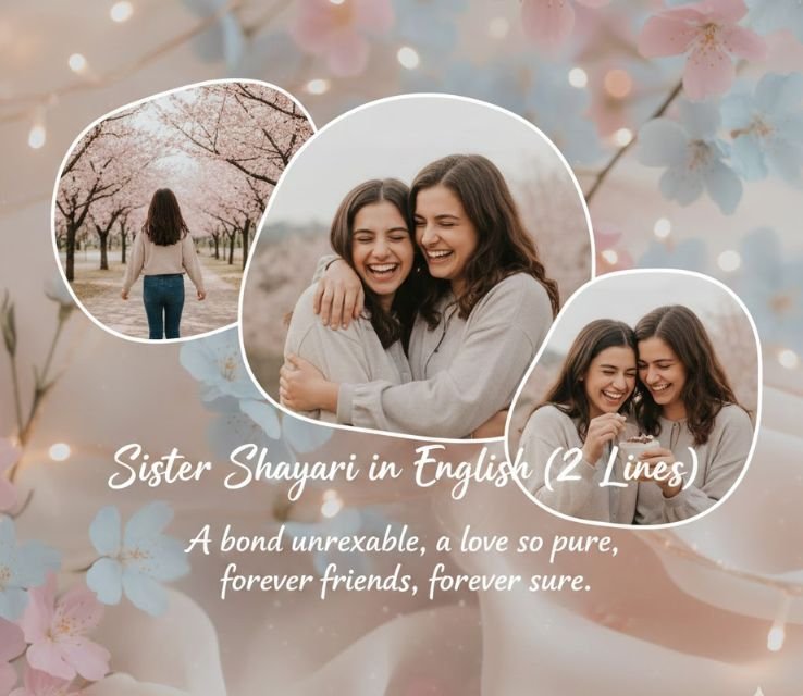 sister shayari in english 2 line