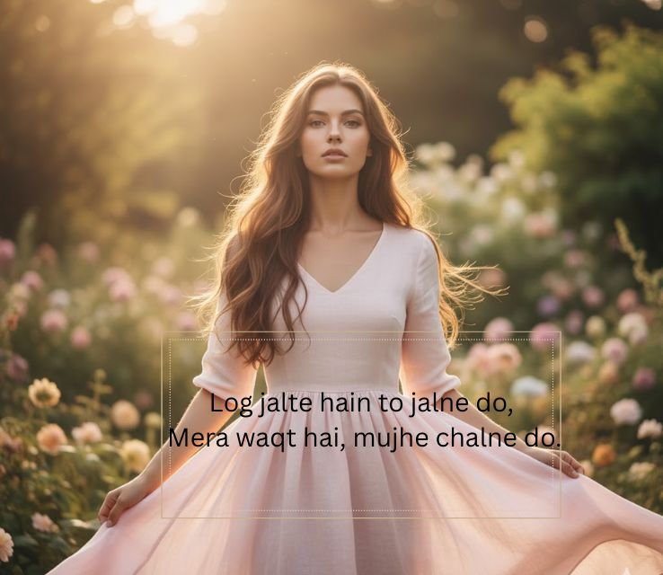 Attitude Shayari Image for Girl