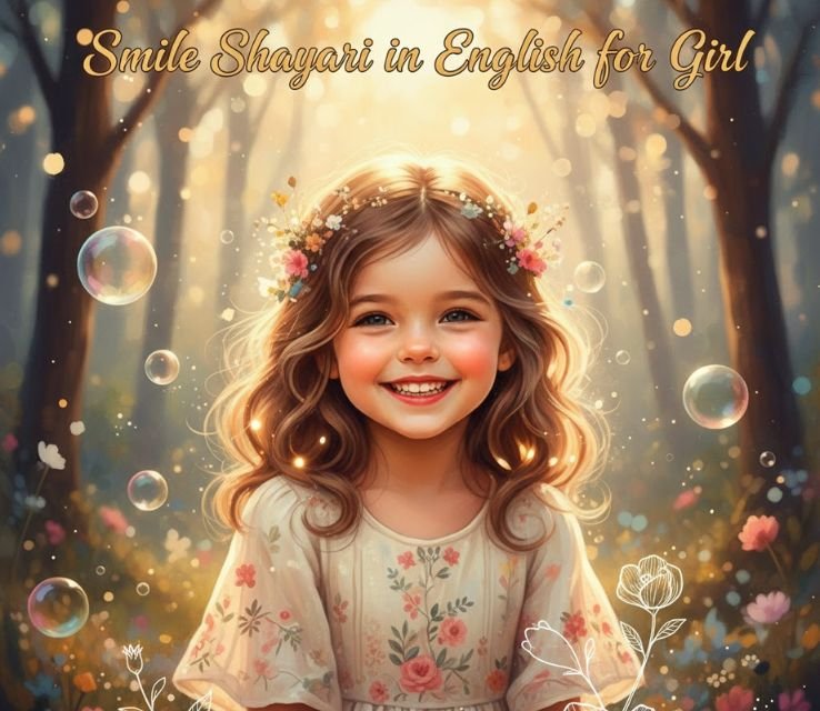 Smile Shayari in English for Girl