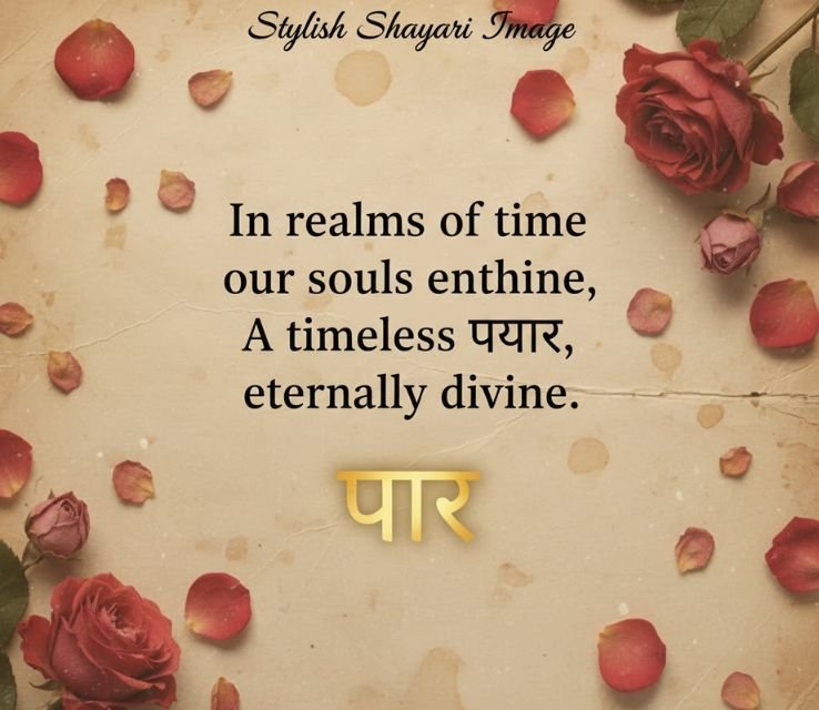 Stylish Shayari प्यार English 2 Line Image