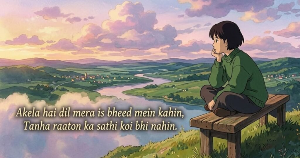 अलोन शायरी इन हिंदी