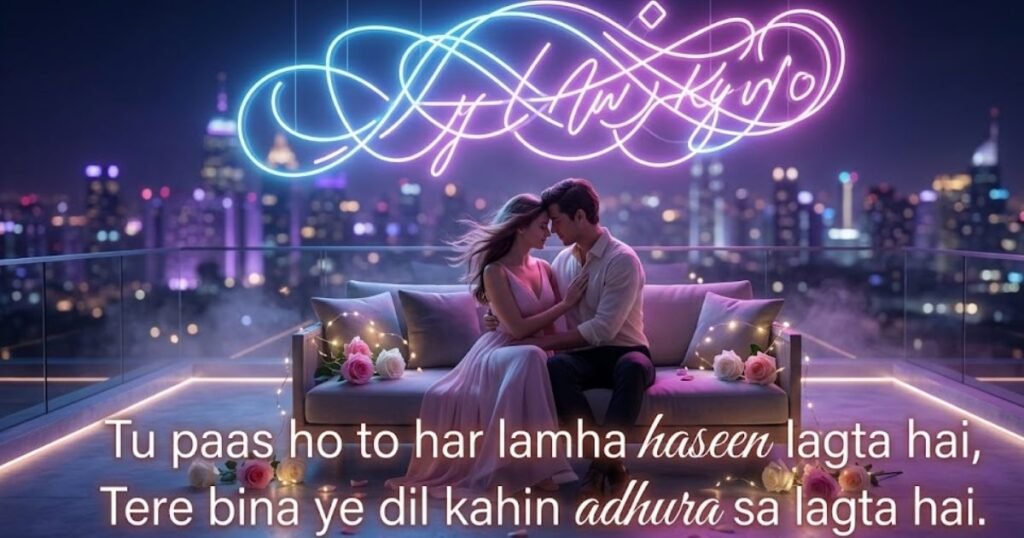 Love Romantic Shayari in English