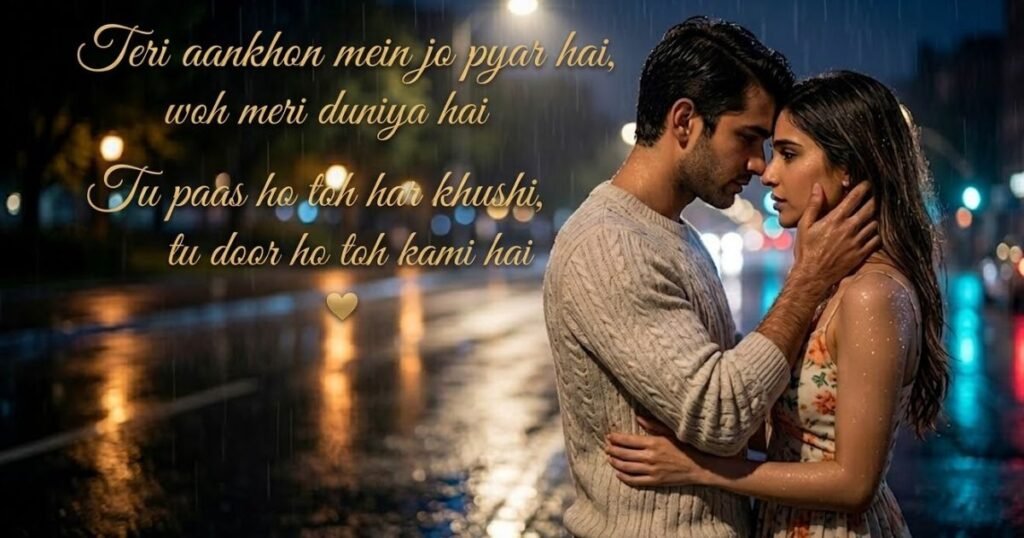 Romantic Couple Shayari