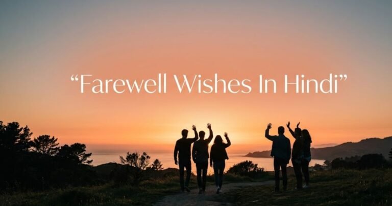 Farewell Wishes In Hindi