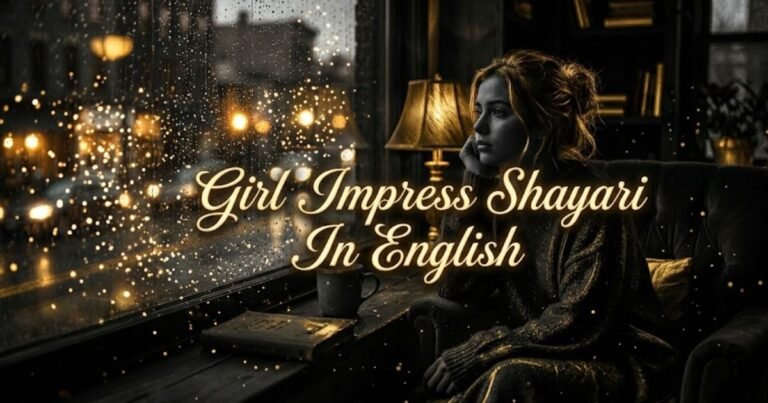 Girl Impress Shayari In English