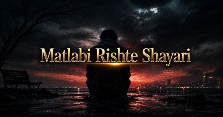 Matlabi Rishte Shayari