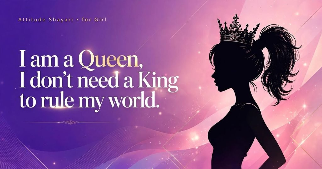 2 Line Attitude Shayari for Girls
