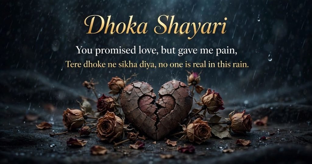 Broken Heart Dhoka Shayari