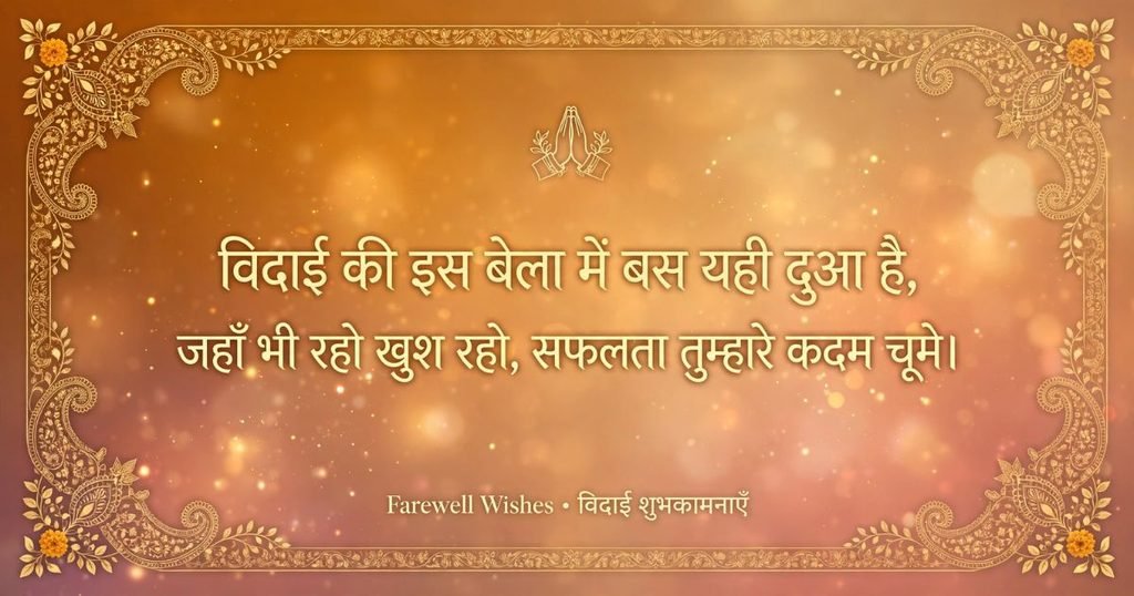 Farewell messages in Hindi