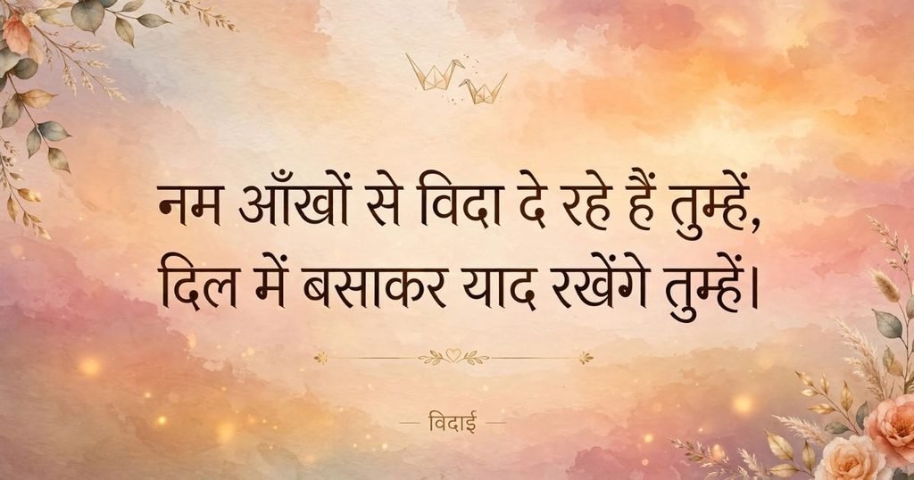 Farewell wishes in Hindi