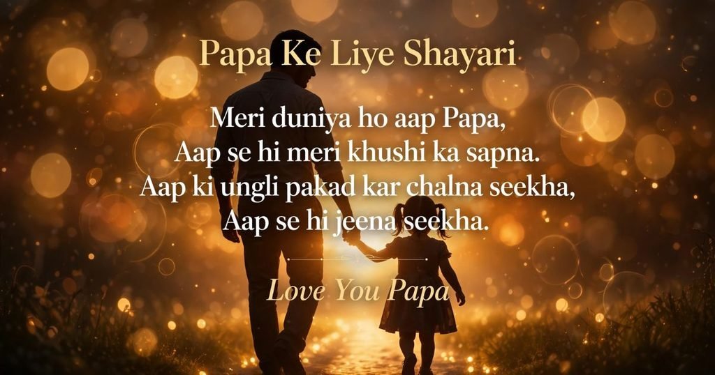 Love Shayari for Papa
