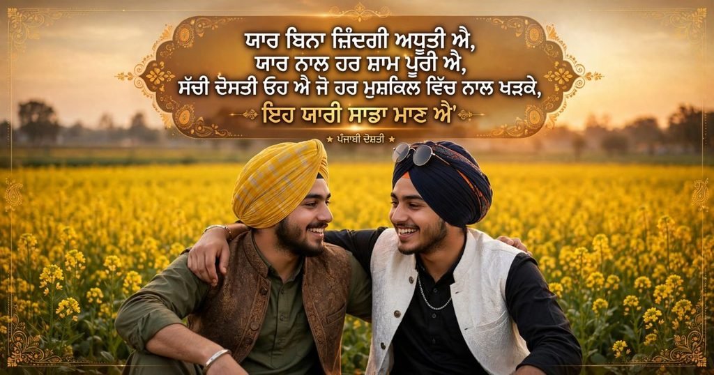 Punjabi Dosti Shayari