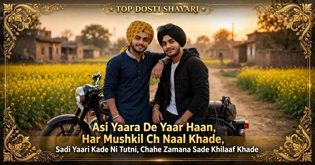 Punjabi Shayari On Friendship