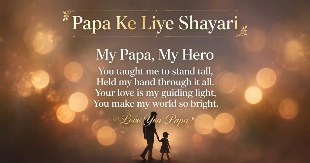 Shayari for Papa in English