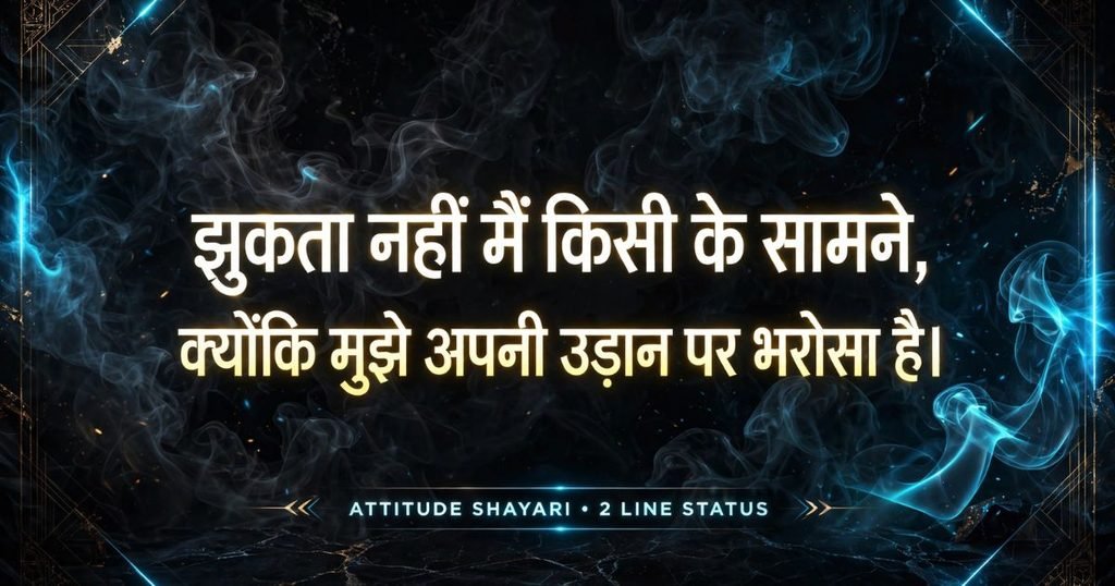 Short Attitude Shayari