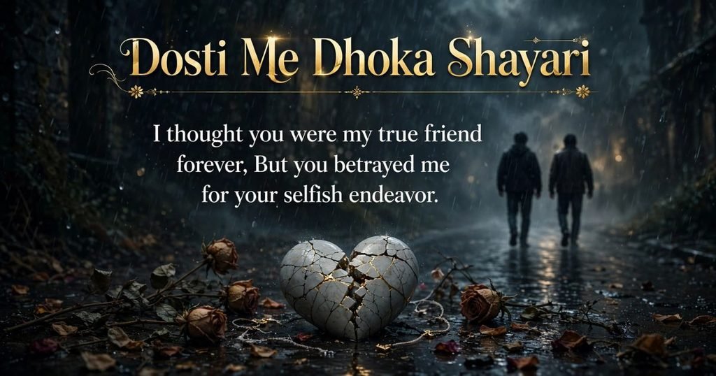 Trust Broken Shayari in English