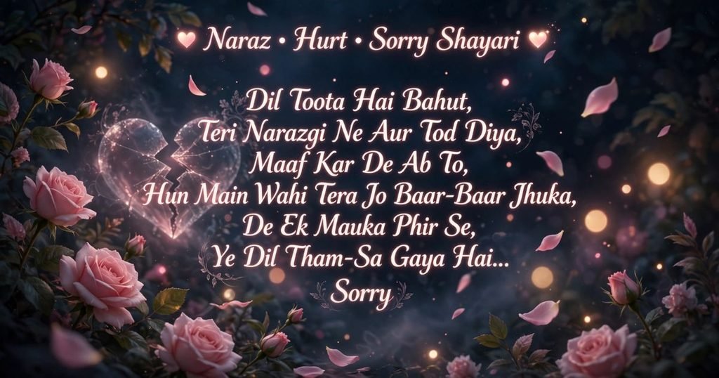 heart touching sorry shayari