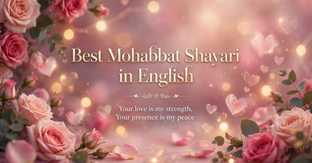 Deep Mohabbat Shayari