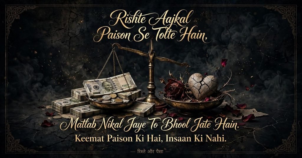 jhoothe rishte shayari