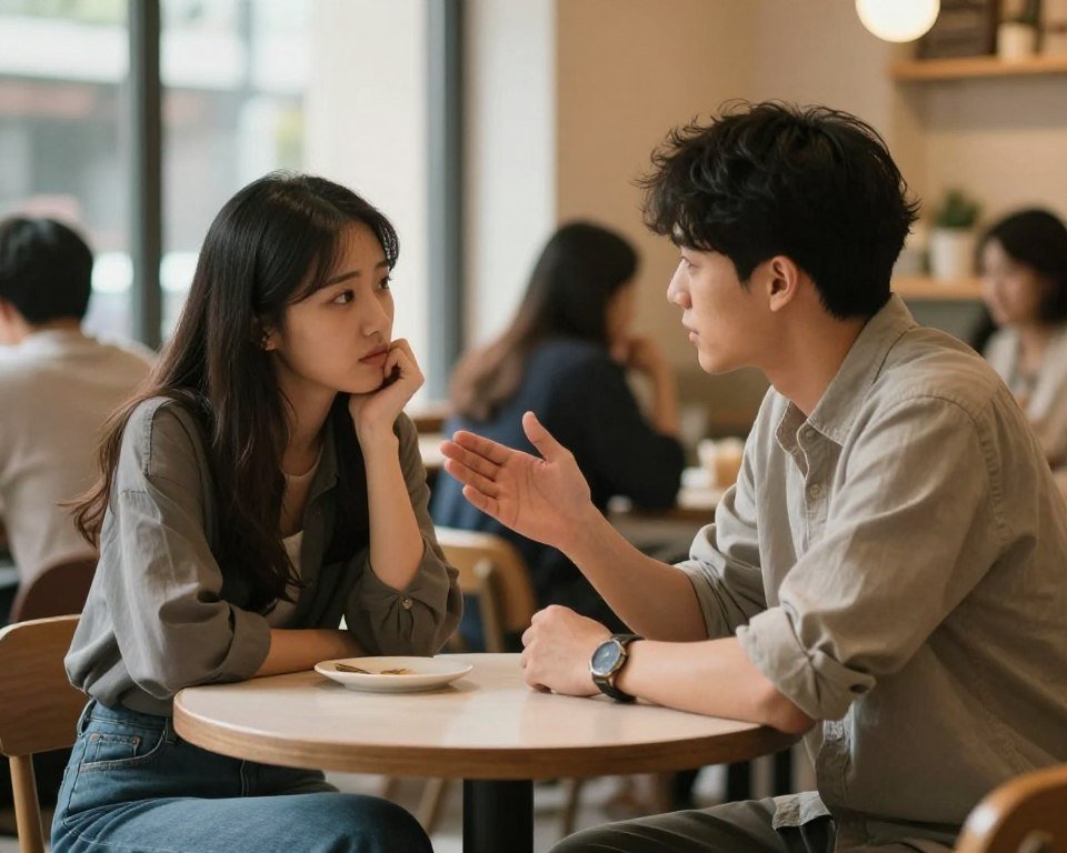 A friend listening closely during an honest conversation about friendship A friend listening closely during an honest conversation about friendship